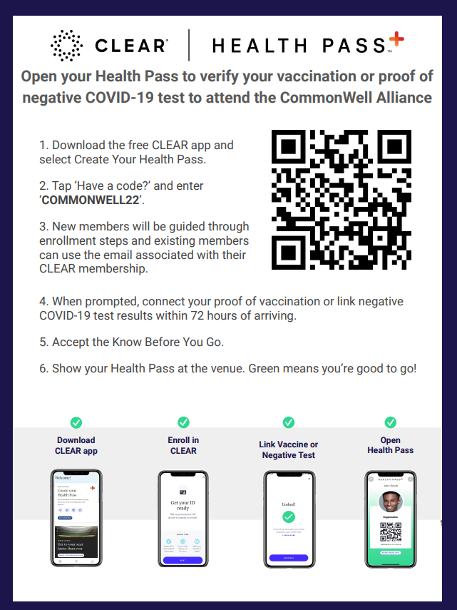 Clear Health Pass Instructions