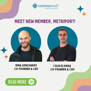 Meet new member, Metriport! CEO Dima Goncharof and COO Colin Elsinga